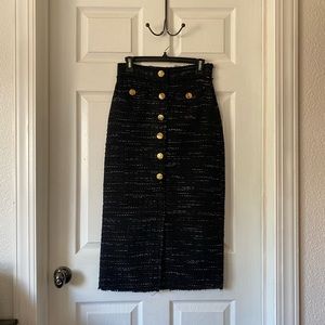 Zara black skirt